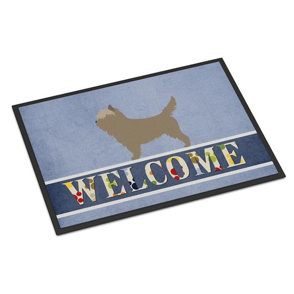 Carolines Treasures BB8286JMAT Cairn Terrier Welcome Indoor or Outdoor Mat - 24 x 36 in. BB8286JMAT - main
